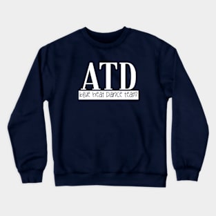 ATD Blue Heat cutout Crewneck Sweatshirt